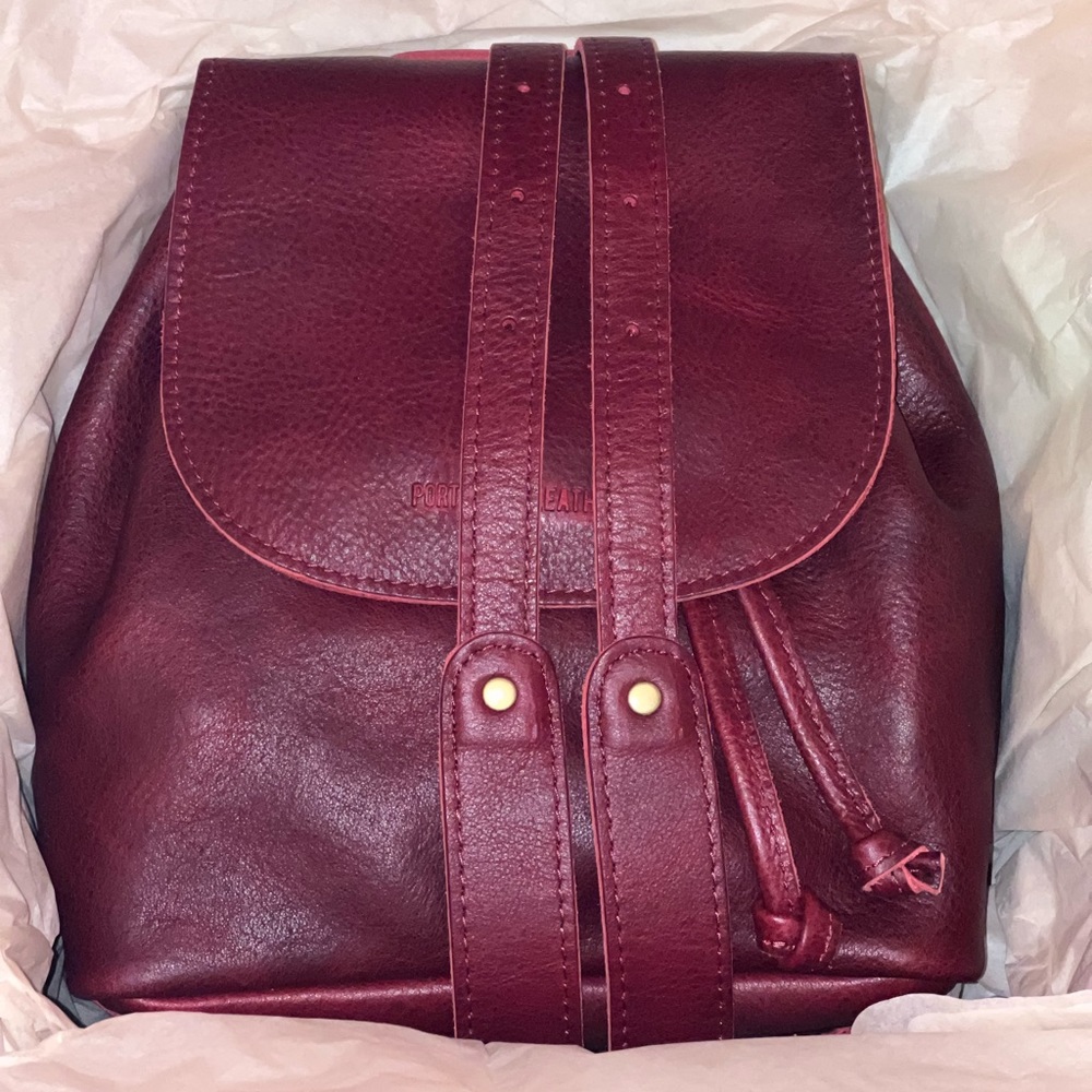Portland Leather Goods Bucket Backpack